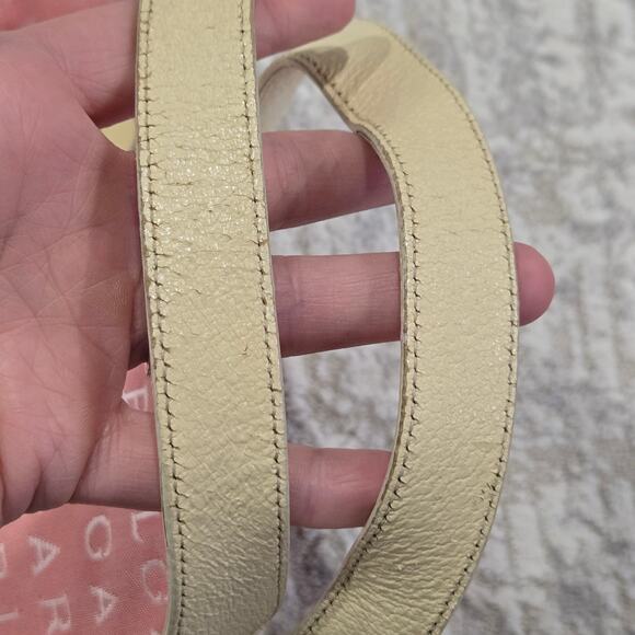 BVLGARI Maerea Logo Mania Canvas Leather Mini Tote Bag Purse Pink Cream Preppy - Picture 3 of 11